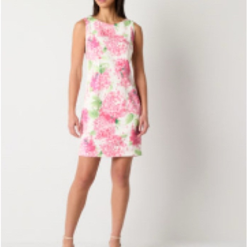 Alyx Womens Sleeveless Floral Sheath Dress Size
16